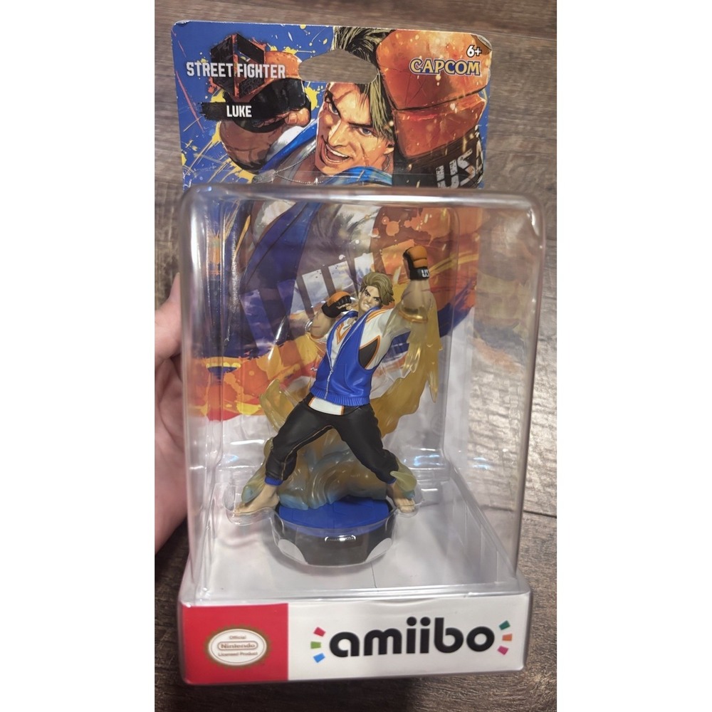Luke Amiibo Street Fighter 6 NEW In box Nintendo Figure